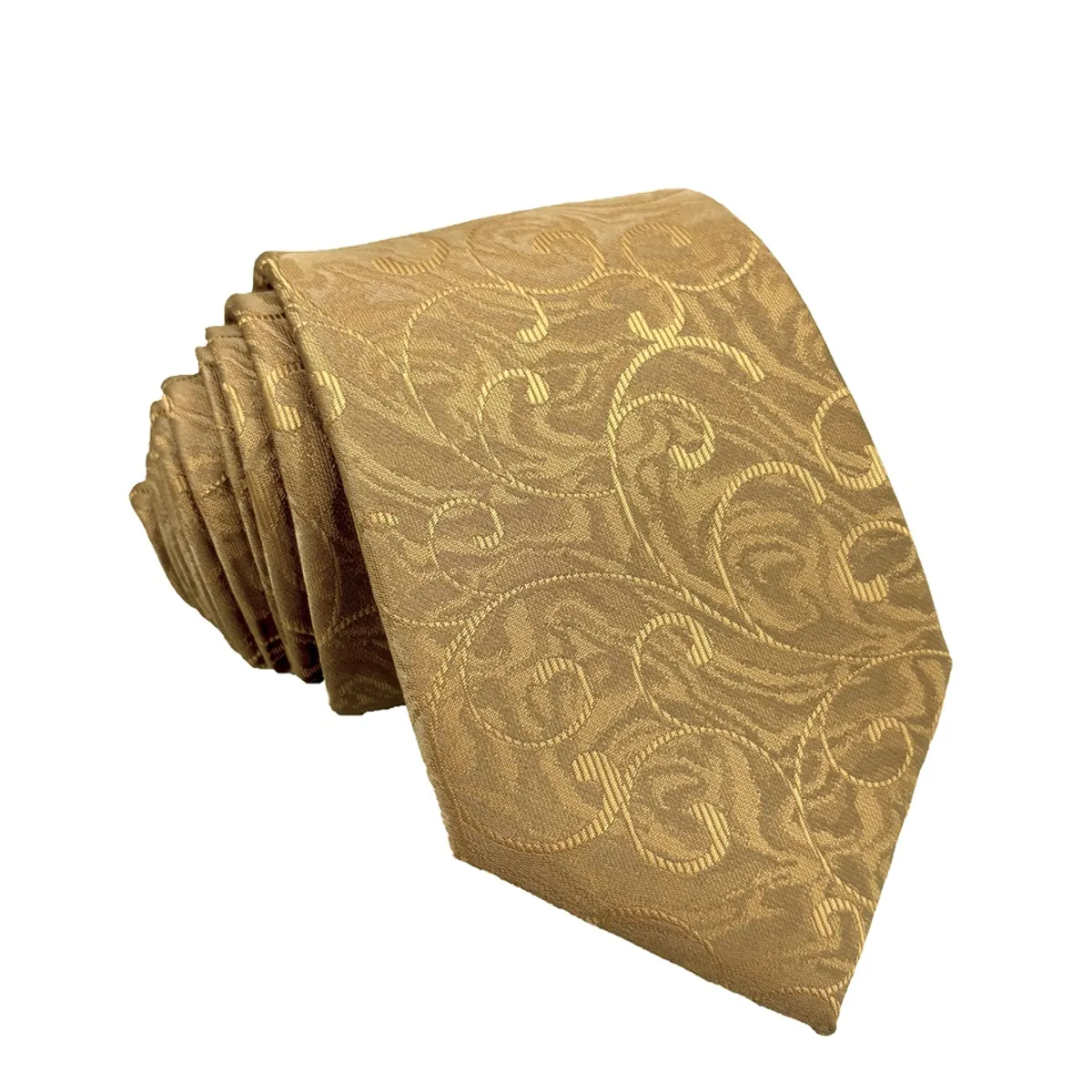 CHRISTIAN ARMAND - Corbata estampado Herbalista Dorada Christian Armand