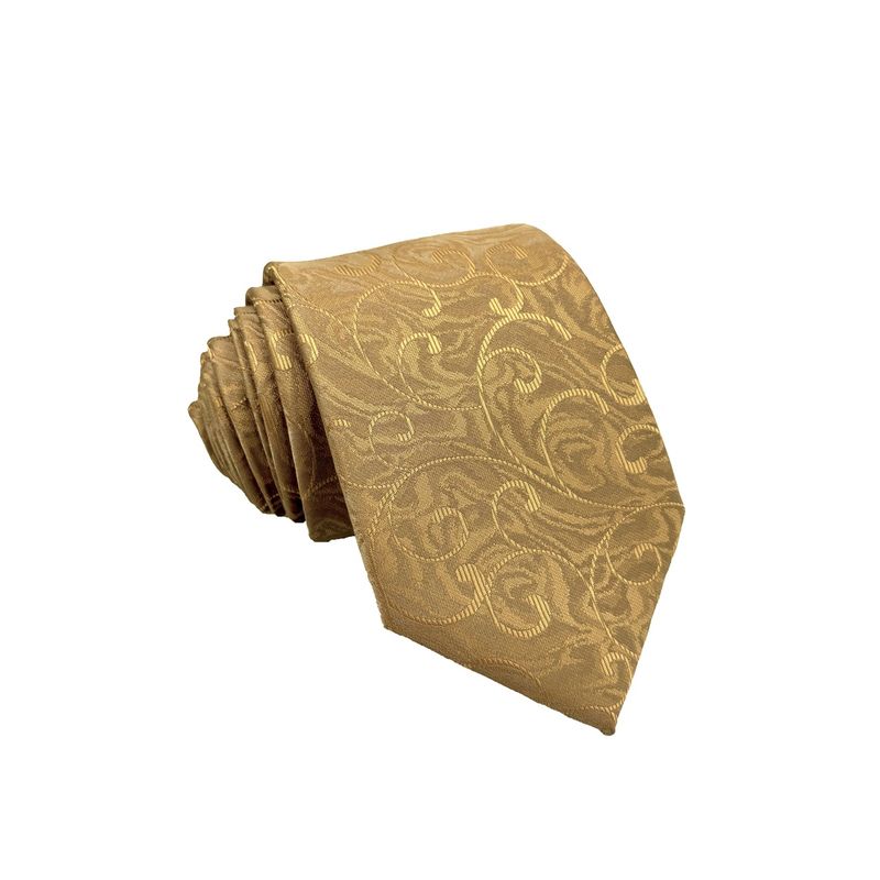CHRISTIAN ARMAND - Corbata estampado Herbalista Dorada Christian Armand