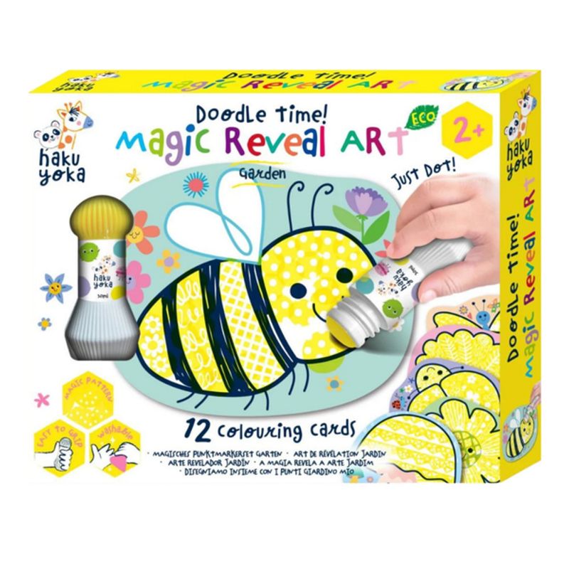 HAKU YOKA - Set de tarjetas de arte revelado mágico jardín 12 piezas