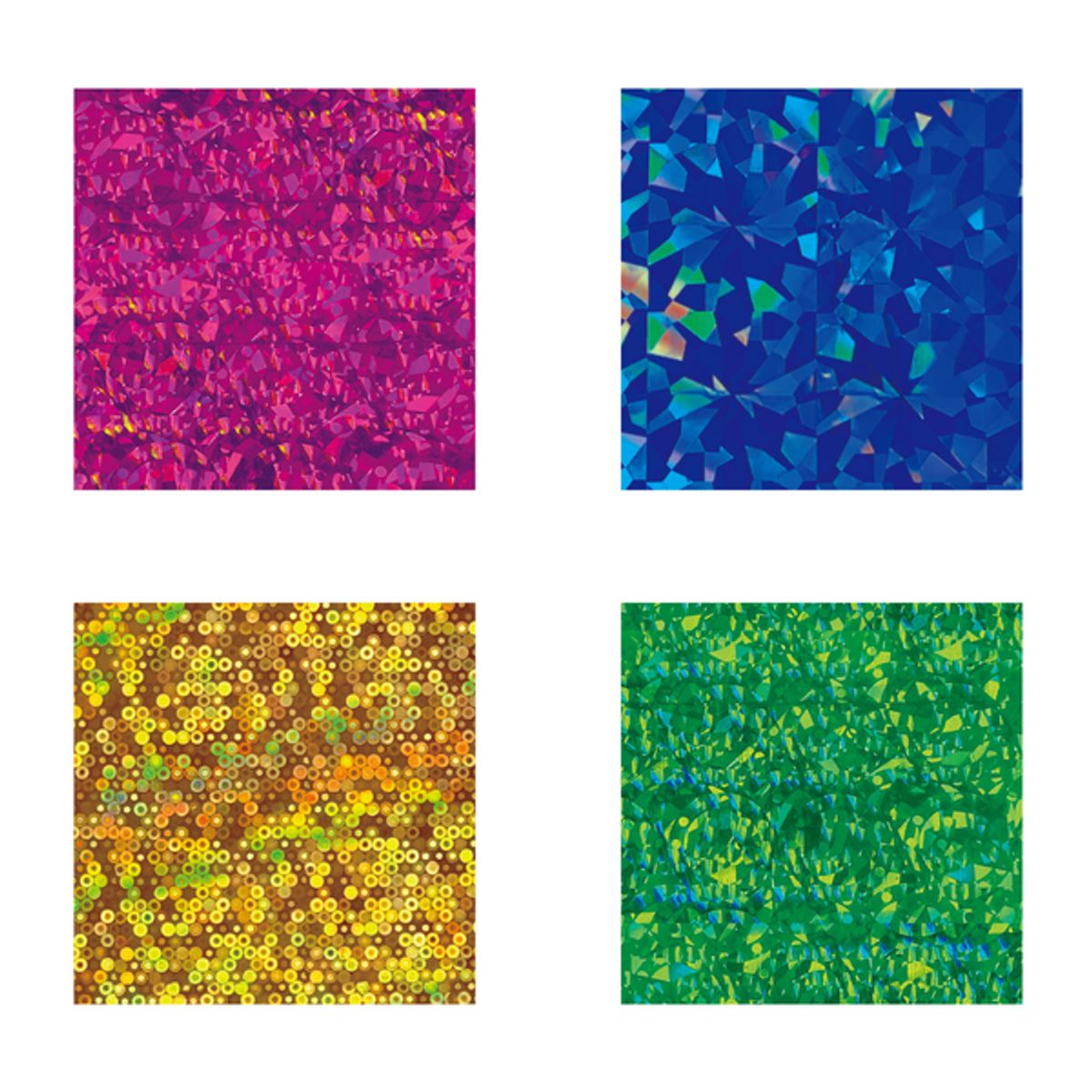 AVENIR - Set de arte en papel aluminio modelo unicornio