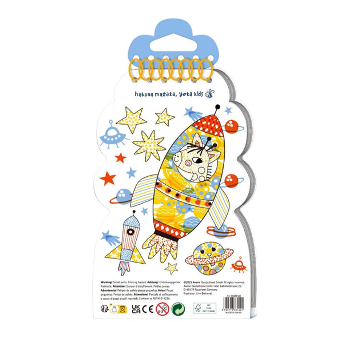 HAKU YOKA - Libro para pintar con agua efecto acuarela travel size