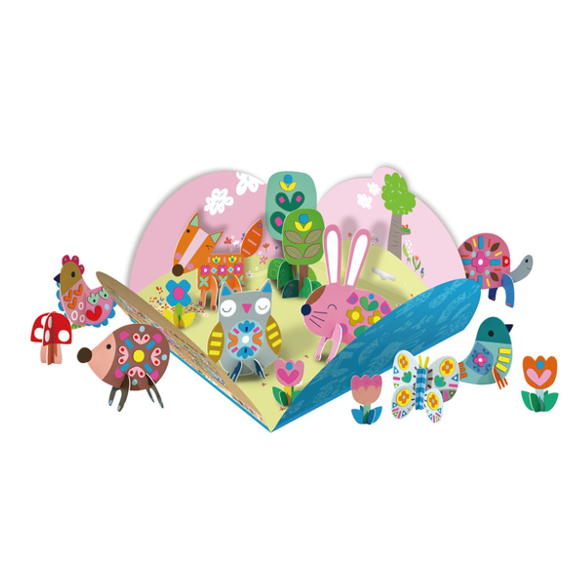 AVENIR - Juega y decora con 200 stickers reutilizables jardín