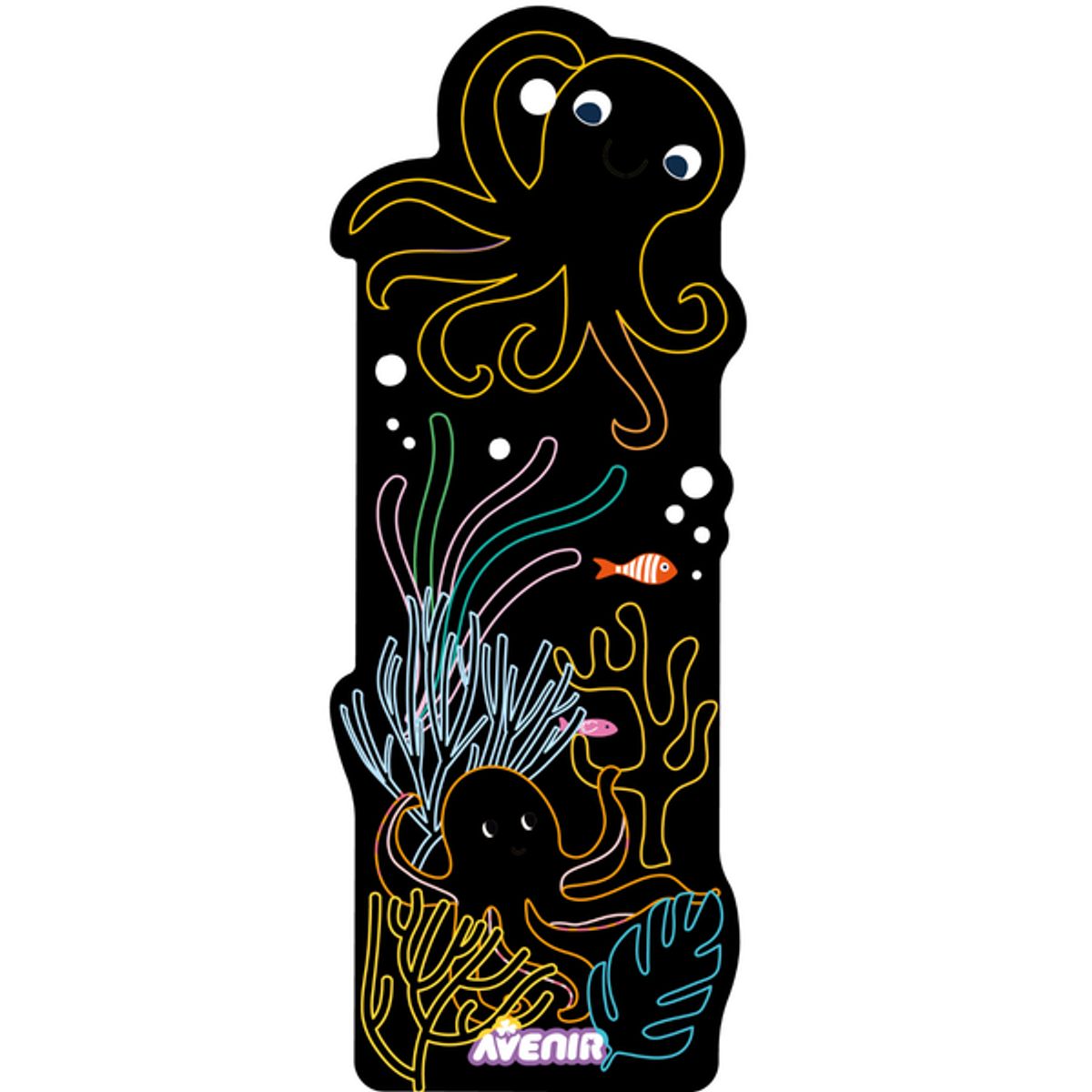 AVENIR - Set para raspar scratch art separadores de libros 05 piezas