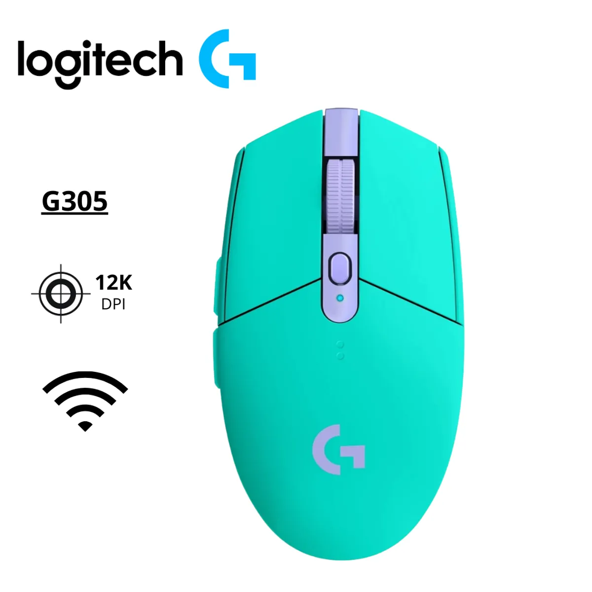 LOGITECH - Mouse Logitech G305 LIGHTSPEED Inalámbrico Mint