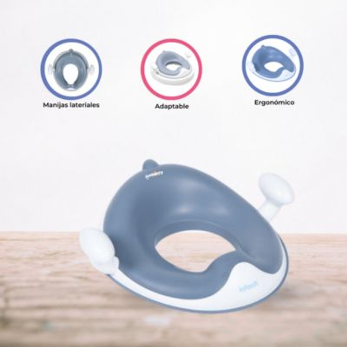 INFANTI - Adaptador de Asiento de Baño «TOYLET» Light Blue