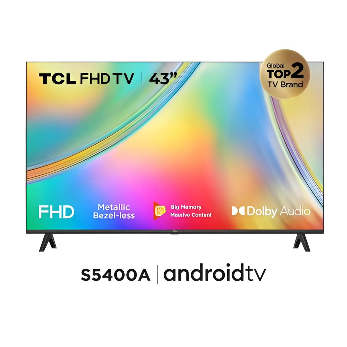 TCL - Televisor 43 FHD Smart Android Tv TCL 43S5400A