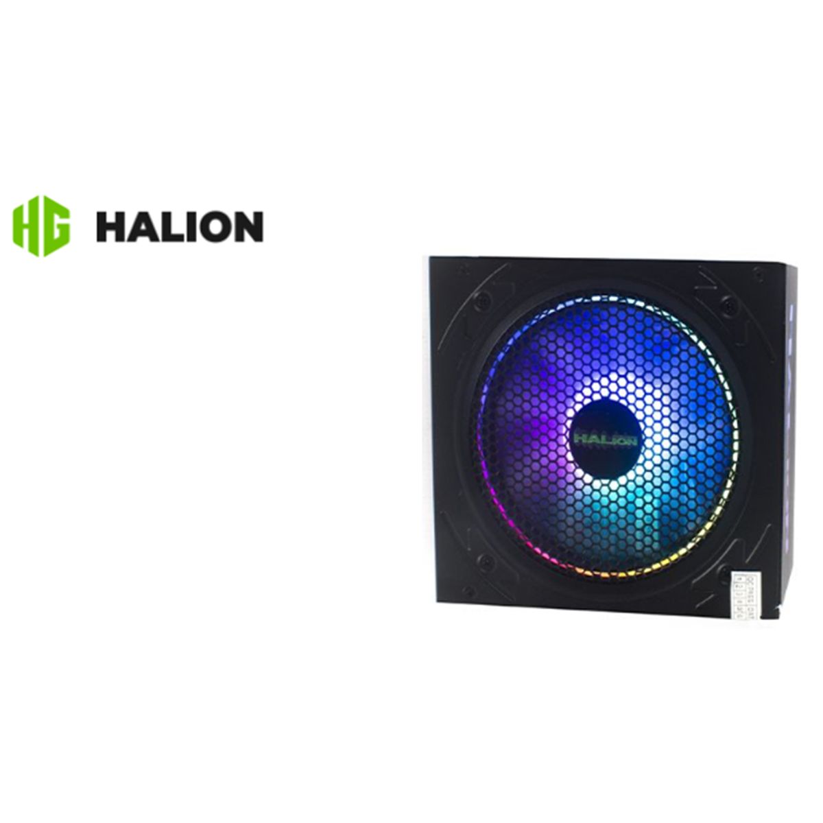 HALION - Fuente de Poder GAMING ATX RGB-600W HALION