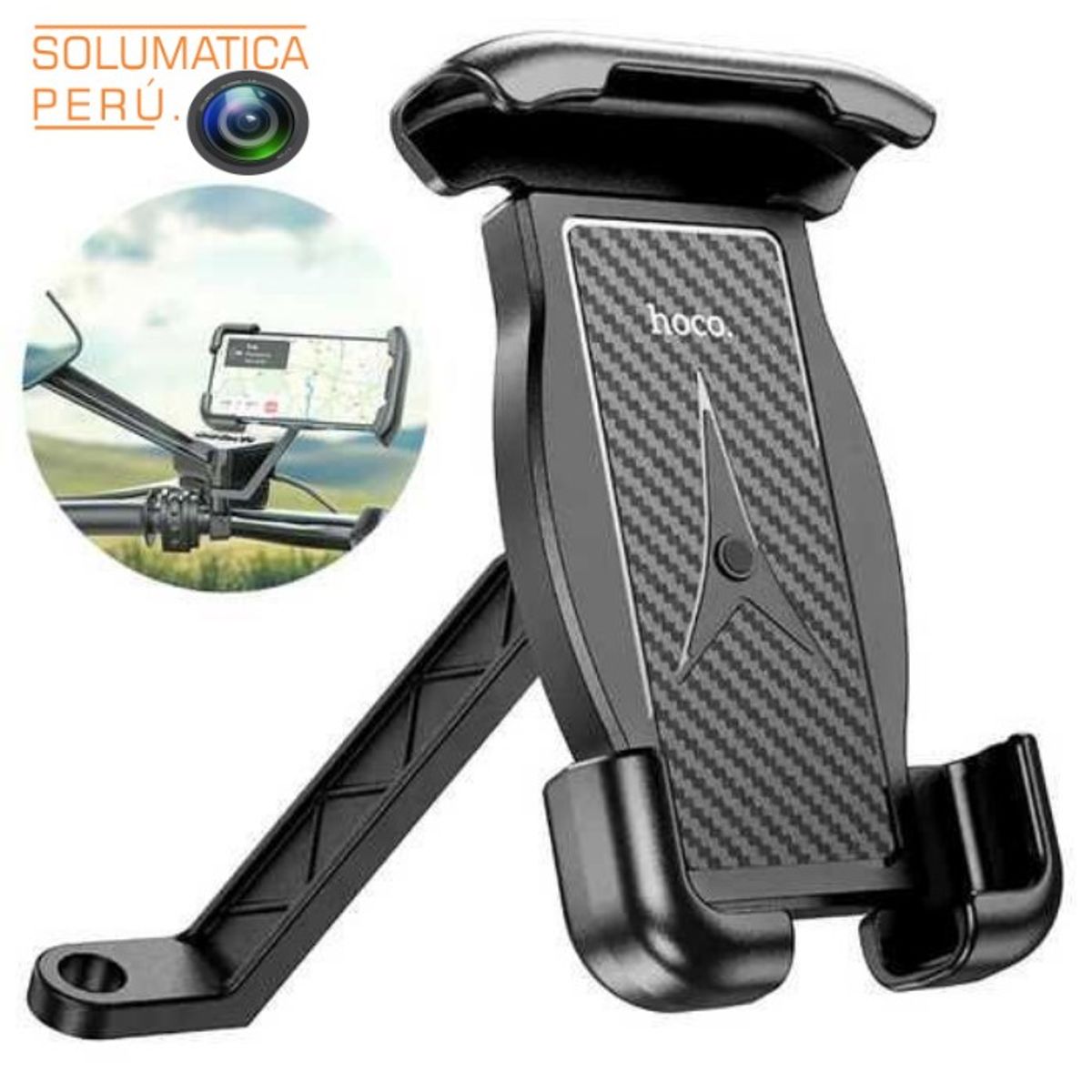 HOCO - Soporte de Telefono Para Moto - De Espejo Holder Premium