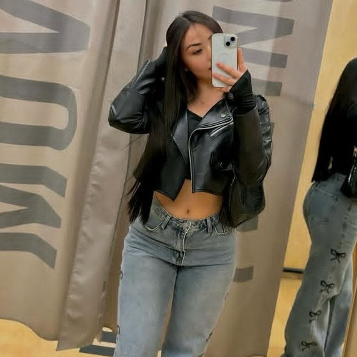 GENERICO - CASACA ESTILO CROP PARA MUJER