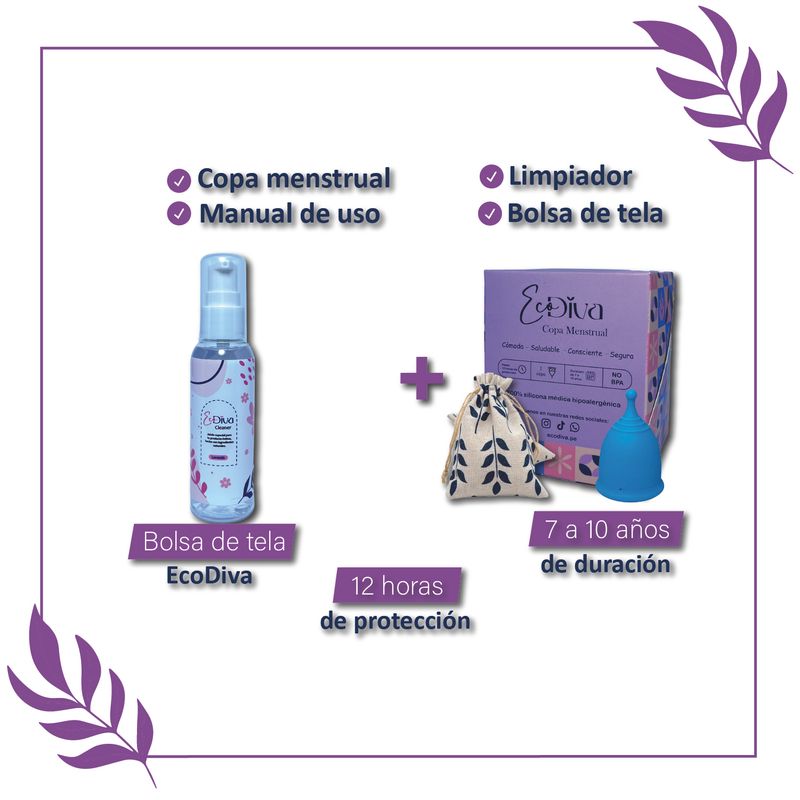 GENERICO - Copa Menstrual Ecodiva talla 2