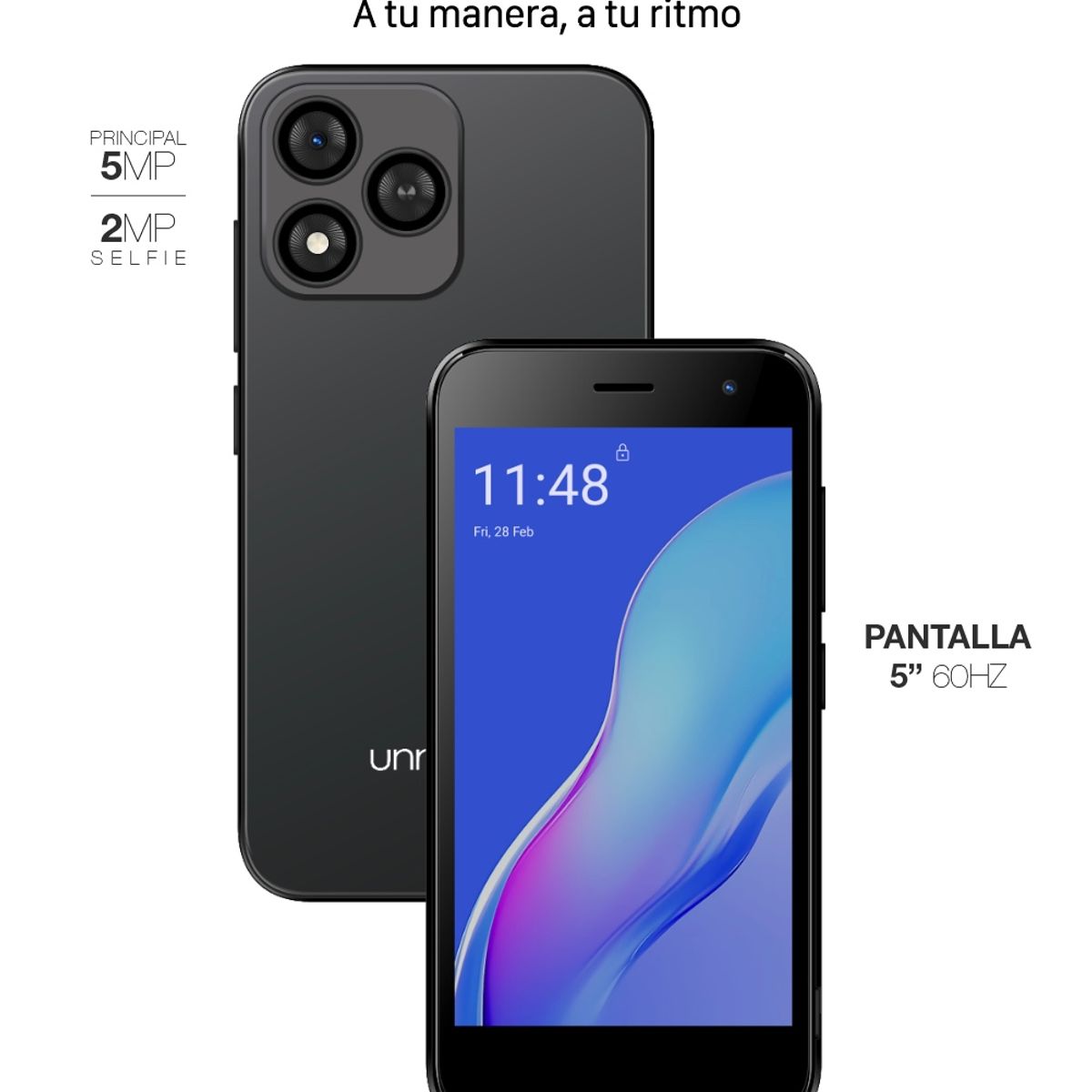 UNNECTO - Celular Unnecto Bolt One 32GB ROM + 2GB RAM - Azul