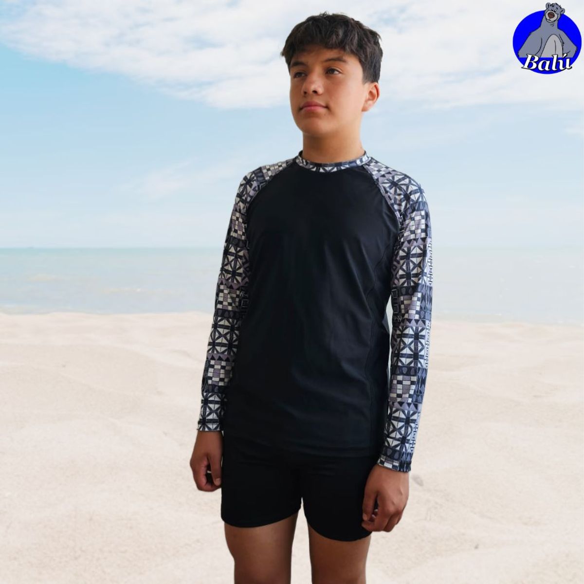 GENERICO - Polo de baño manga larga