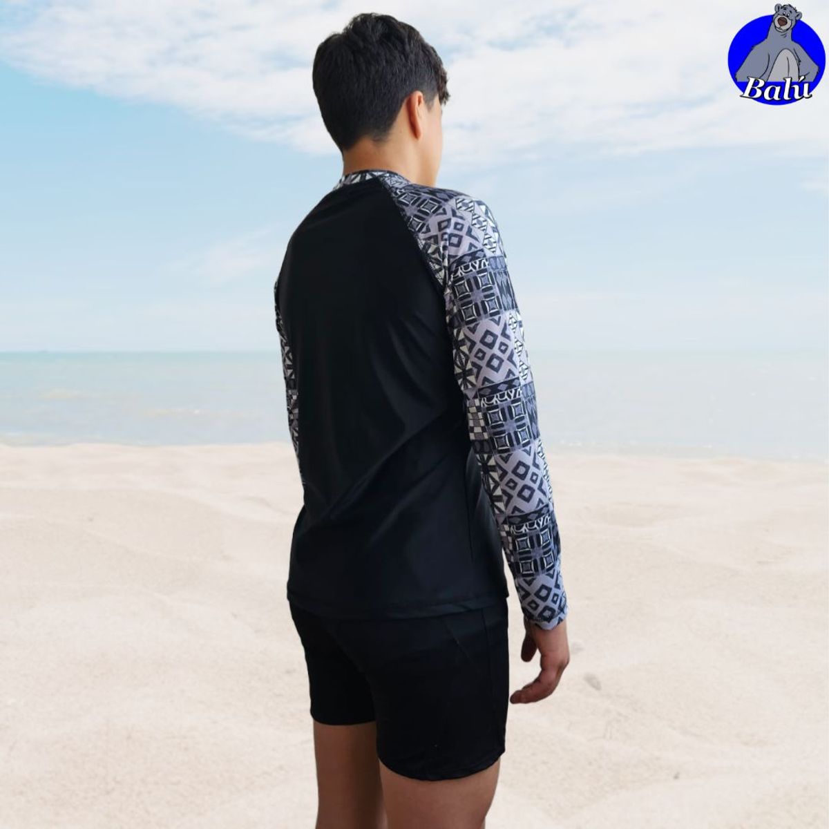 GENERICO - Polo de baño manga larga