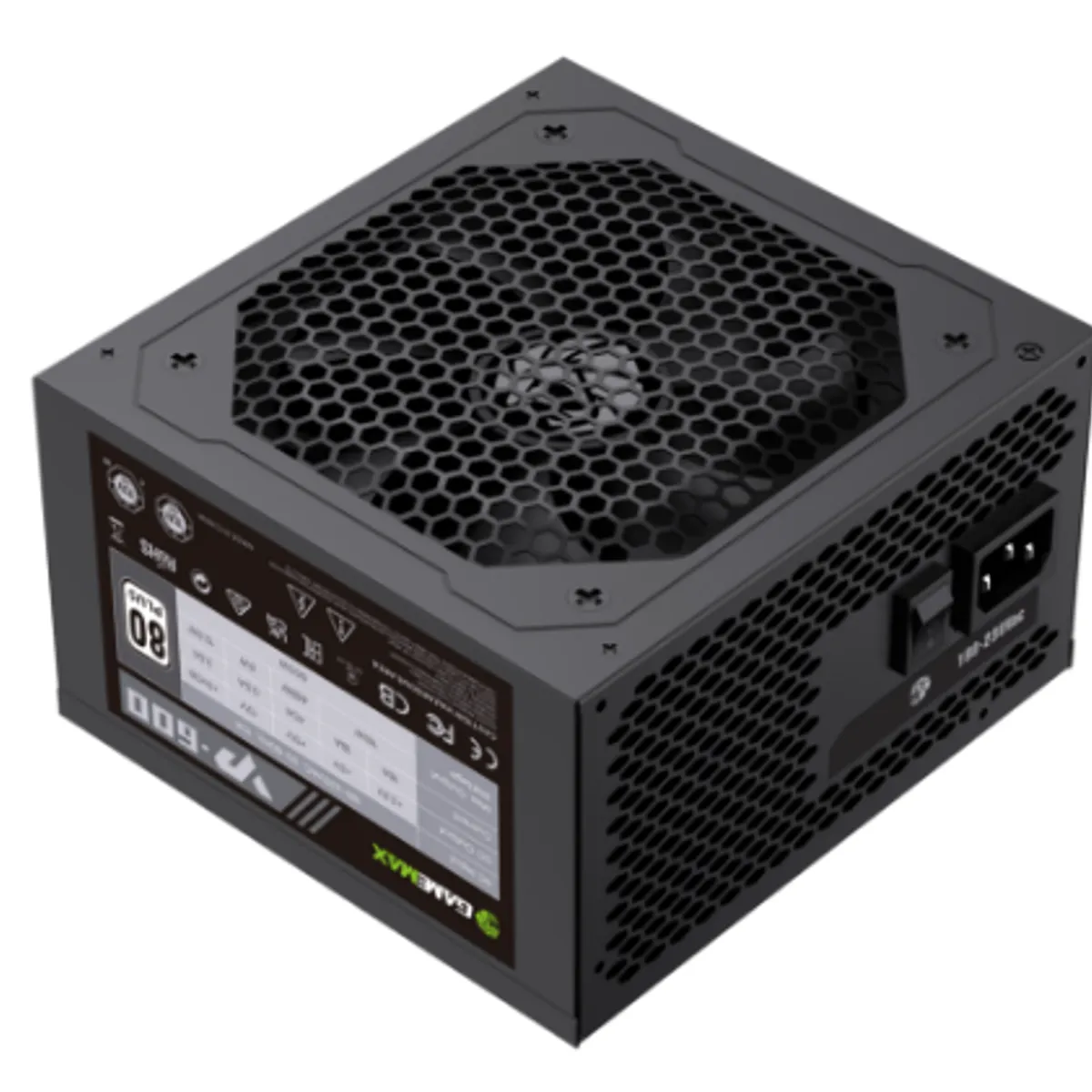 HALION - Fuente de Poder GAMEMAX VP-600 80+WHITE 80 PLUS APFC HALION