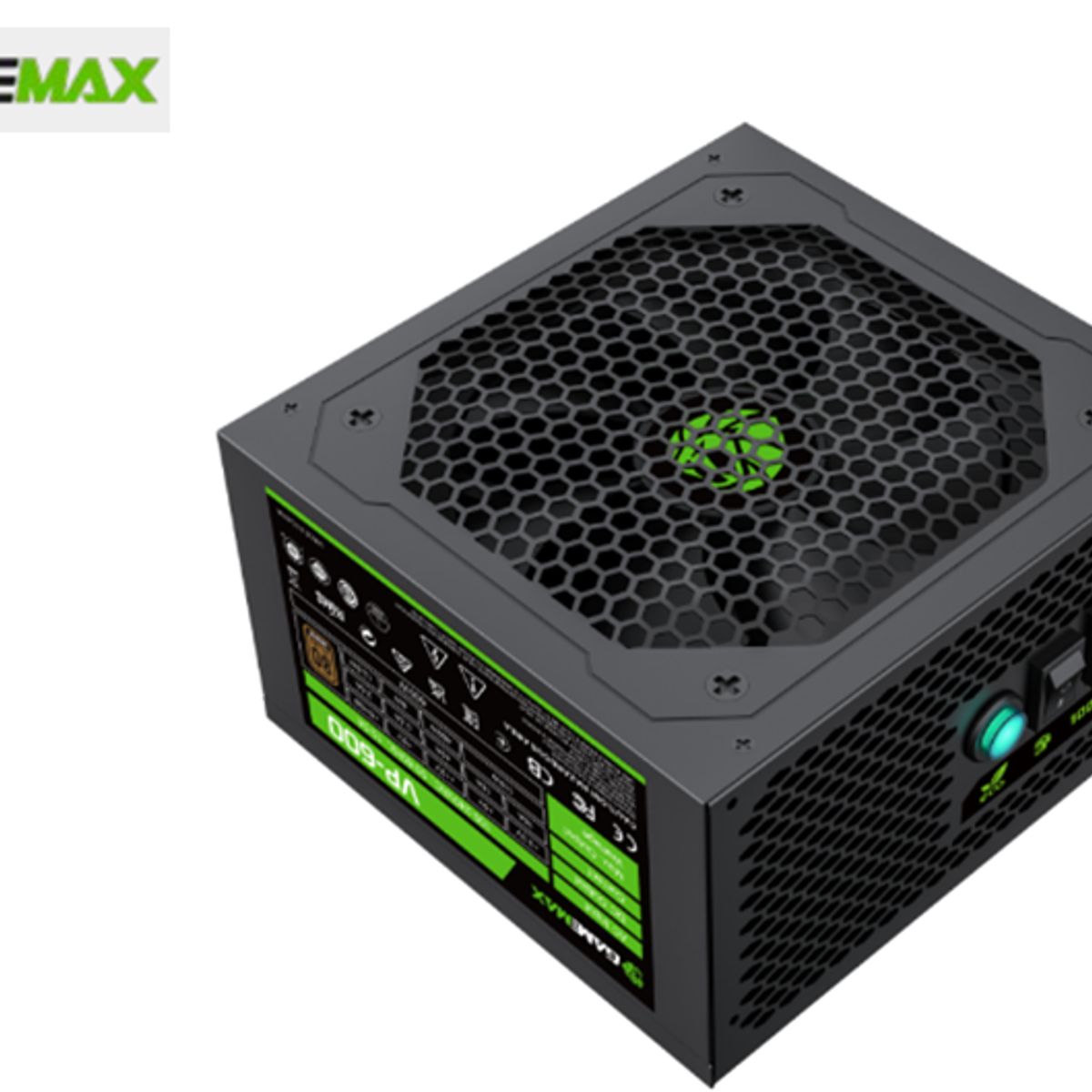 HALION - Fuente de Poder GAMEMAX VP-600W 80 PLUS BRONZE APFC HALION