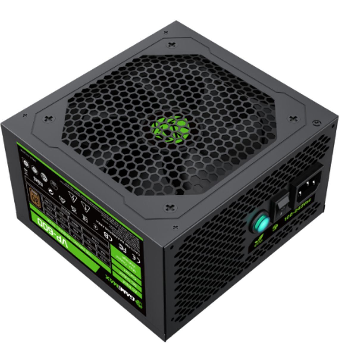 HALION - Fuente de Poder GAMEMAX VP-600W 80 PLUS BRONZE APFC HALION