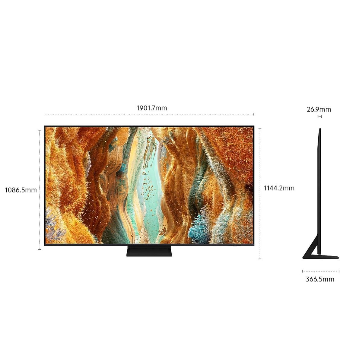 SAMSUNG - Televisor Samsung 85" Neo Qled 4k Vision Ai Smart TV QN85QN70FAGXPE - Nuevo 2025