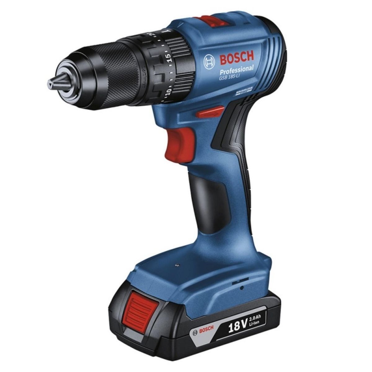 BOSCH - Taladro Percutor Bosch GSB 185 18V 1/2” + Batería + Cargador