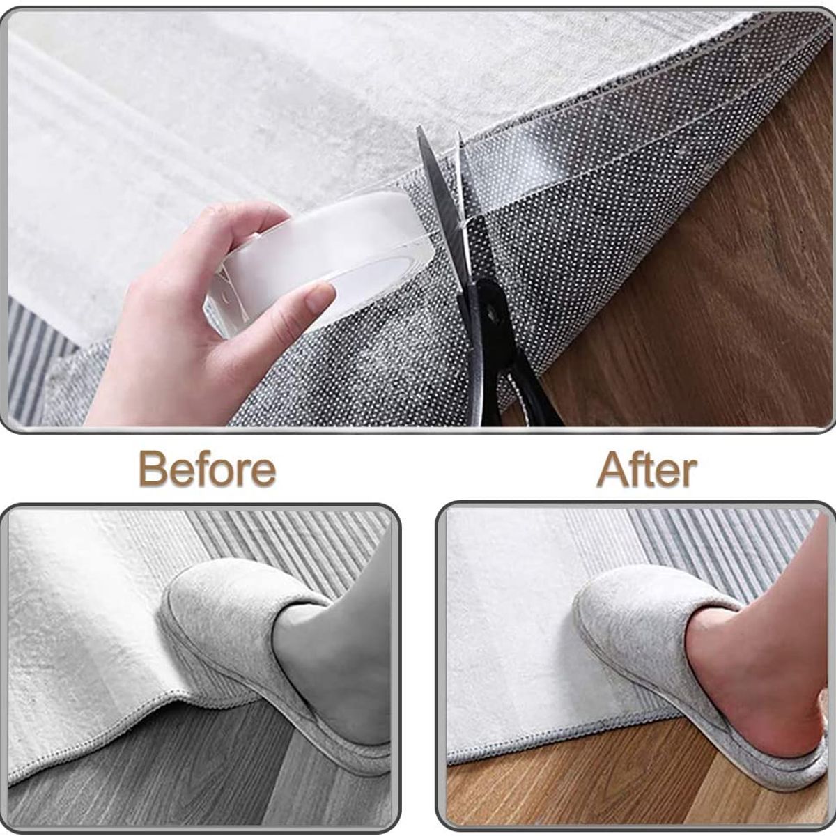 GENERICO - Cinta Silicona Doble Cara Super Adhesiva Mágica 3 METROS