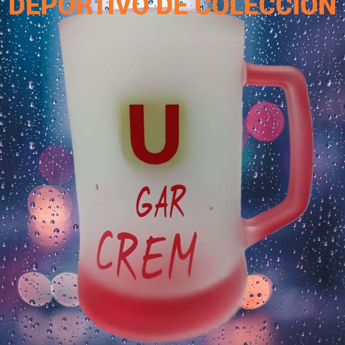 GENERICO - CHOPP JARRA TAZA VASO CERVECERO DE VIDRIO EQUIPO DEPORTIVO