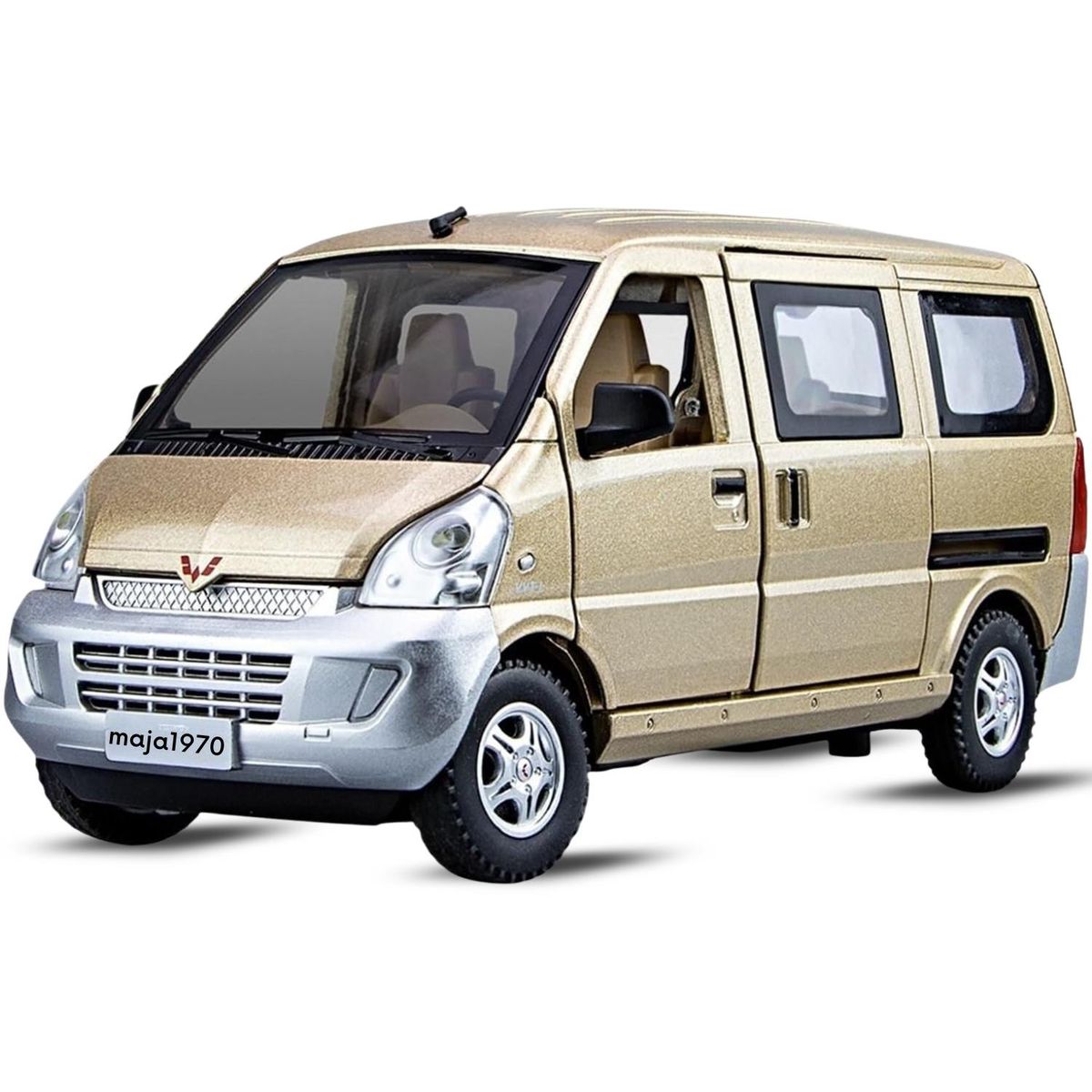 GENERICO - Colección de Van De 7 Pasajeros De Metal