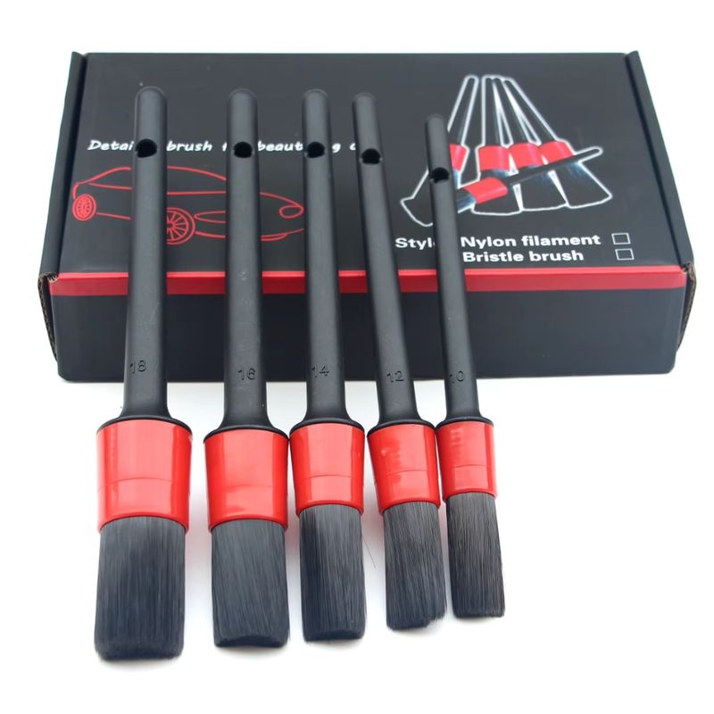 GENERICO - Kit Brocha Universal Para Detailing Automotriz Limpieza