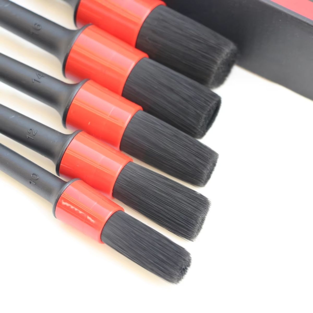 GENERICO - Kit Brocha Universal Para Detailing Automotriz Limpieza