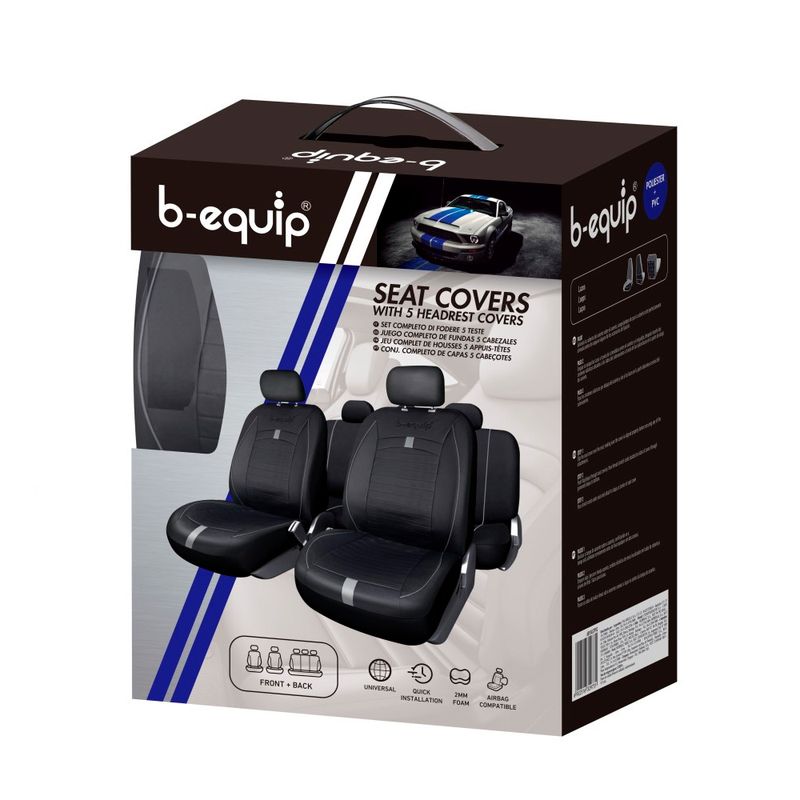 B EQUIP - Funda Asiento B-equip Completo Eco Cuero