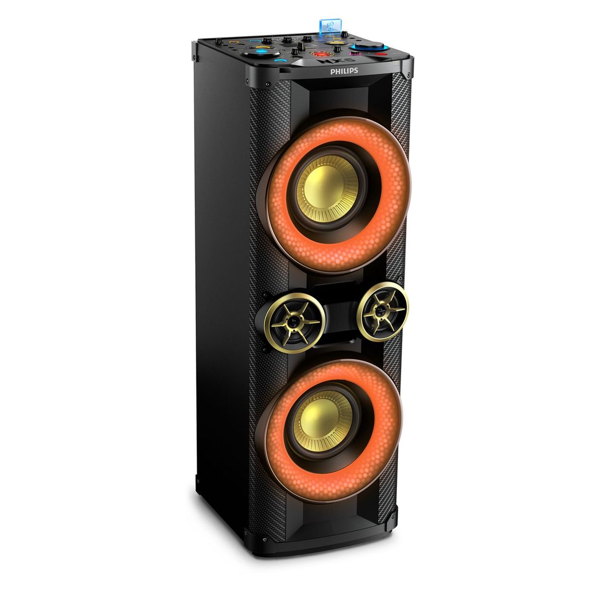 PHILIPS - Minicomponente Maxisistema Nitro 600 2400 W Negro