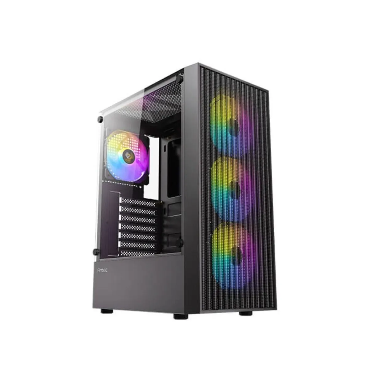 GENERICO - Caja Mid Tower Antec AX20 Elite RGB con 4 ventiladores y fuente de 55