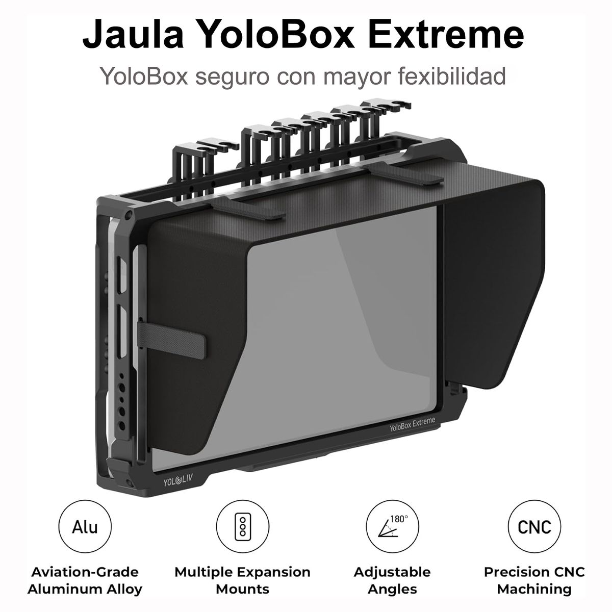 GENERICO - YoloLiv YoloBox Extreme Cage de Aleacion de Aluminio