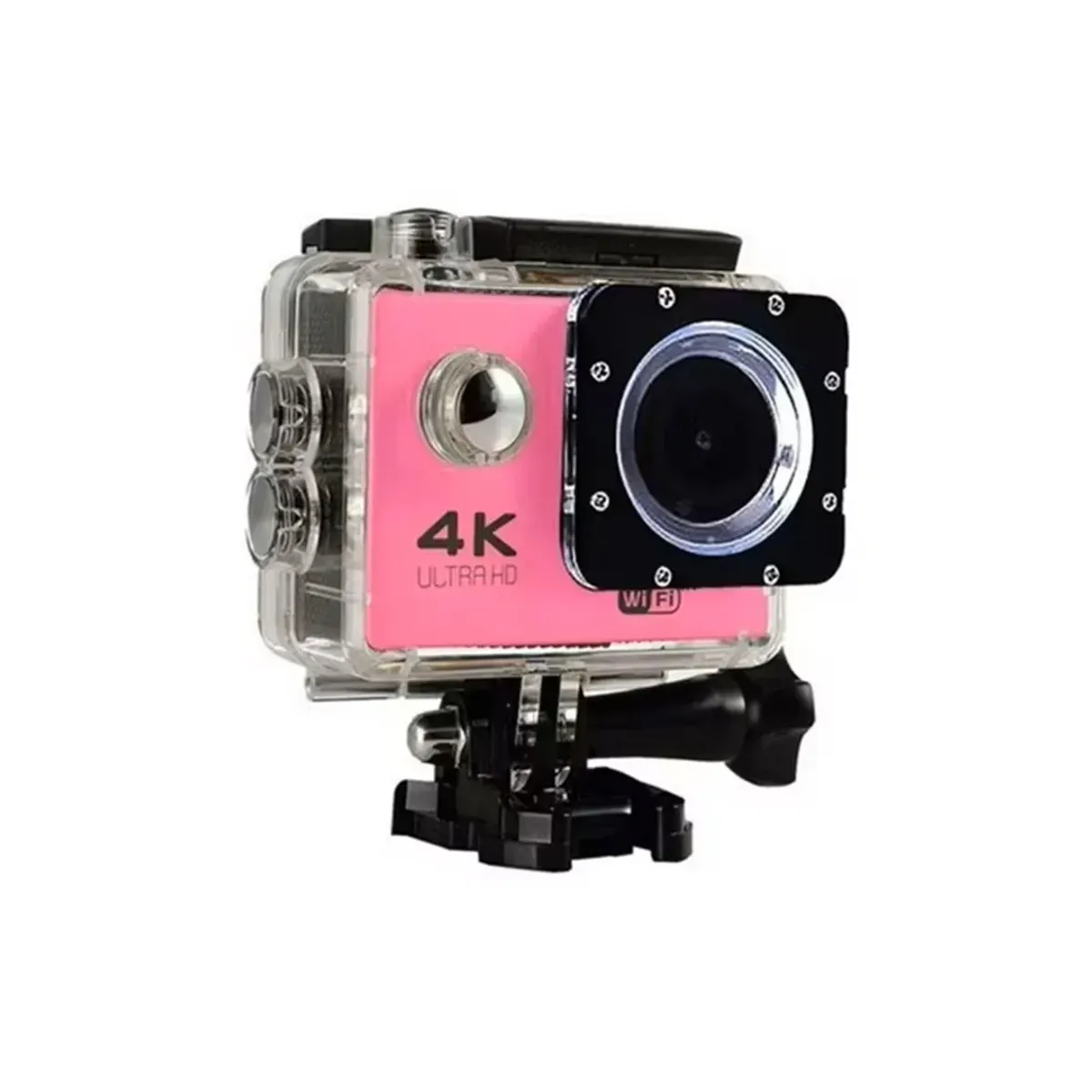 GENERICO - Cámara Go Pro Deportiva 4K Sport WiFi  Rosada