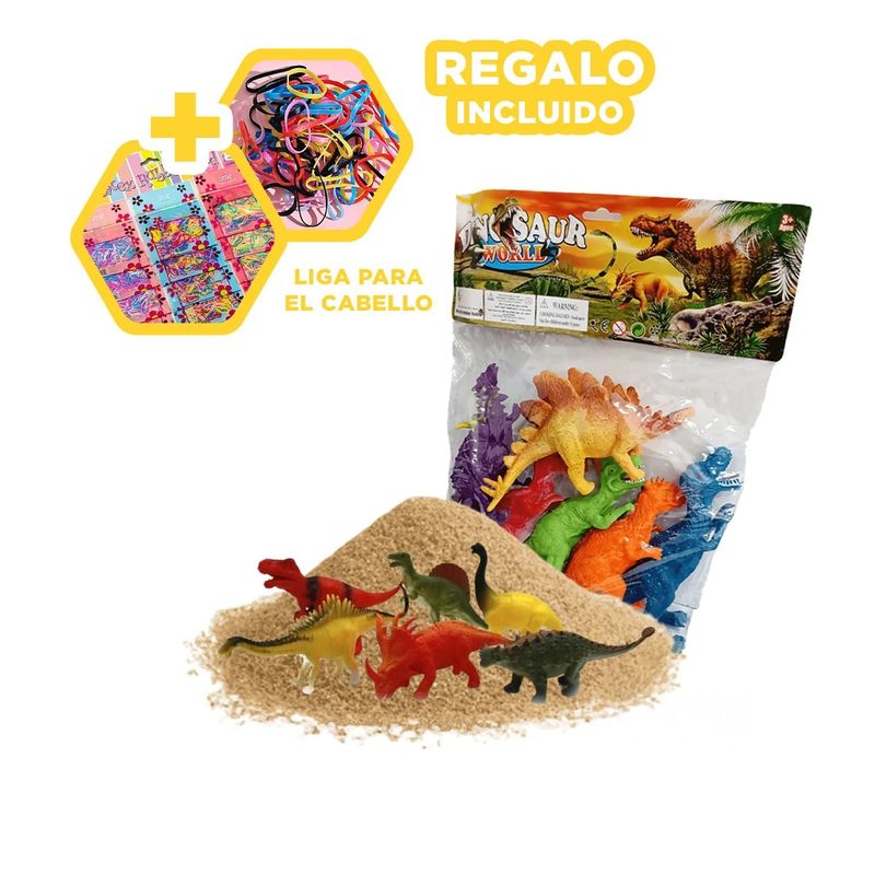 GENERICO - Pack6 Animalitos para Juego Creativo 10pzs Y+Ligas de Regalo