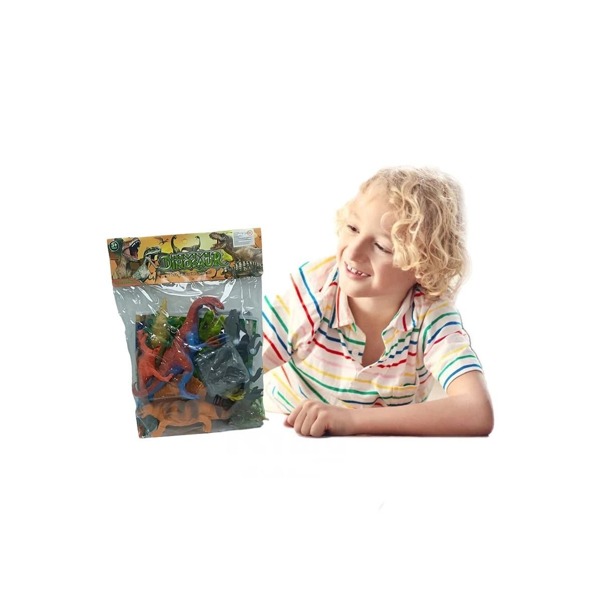 GENERICO - Juguetes con Accesorios de Dinosaurios Y+Regalo Stickers
