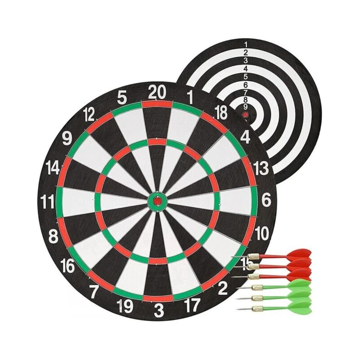 GENERICO - Pack2 Tablero de Tiro Dardos Casa Madera Y+Regalo Agendita