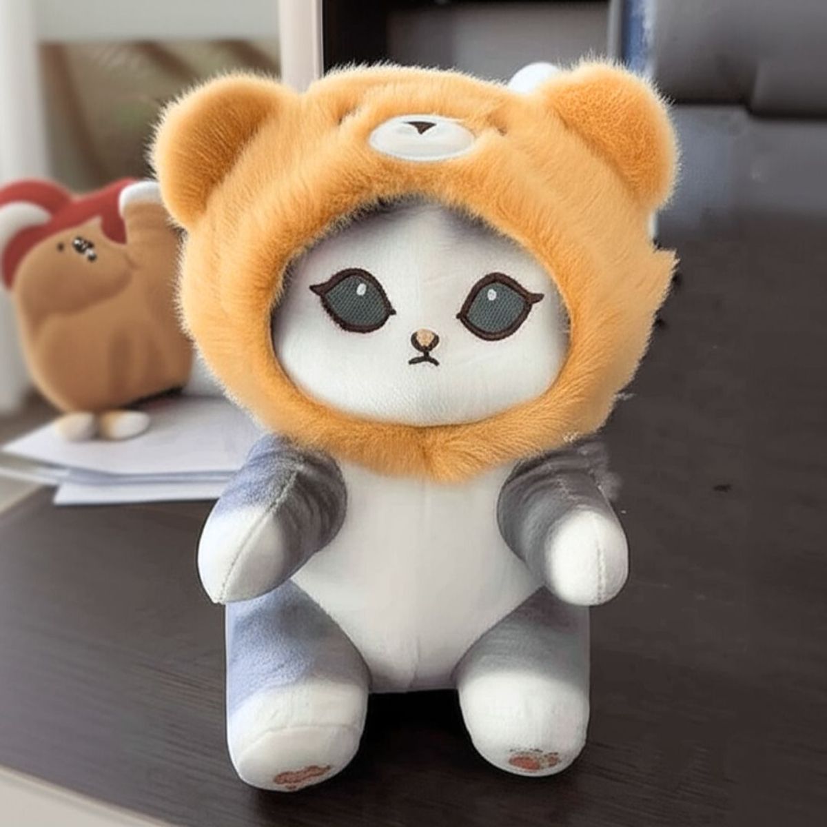 GENERICO - Peluche gatito disfrazado osito 20cm