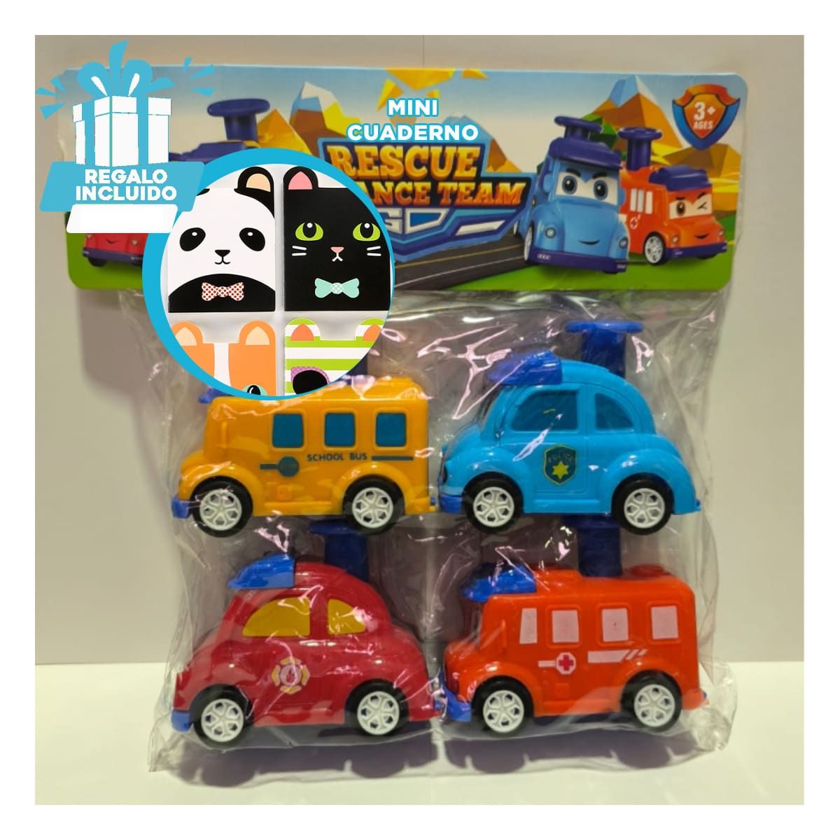 RYBIU IMPORT - Carritos Kids de Emergencia en Multicolor Y+Regalo Agendita