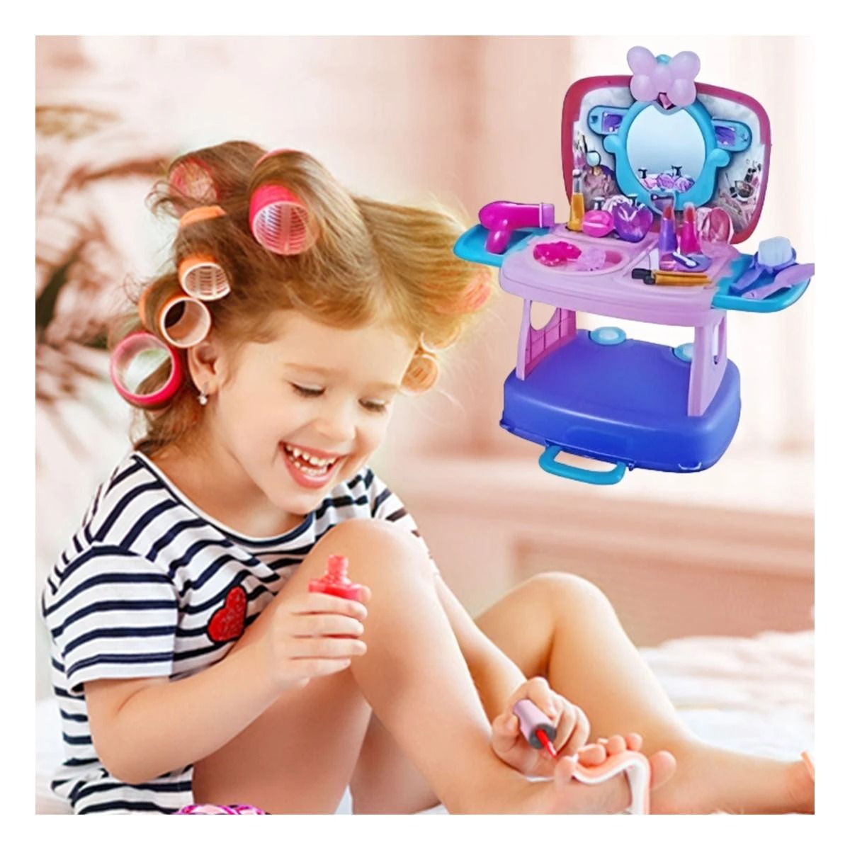 RYBIU IMPORT - Set de Belleza en Caja para Arreglarse y Maquillarse