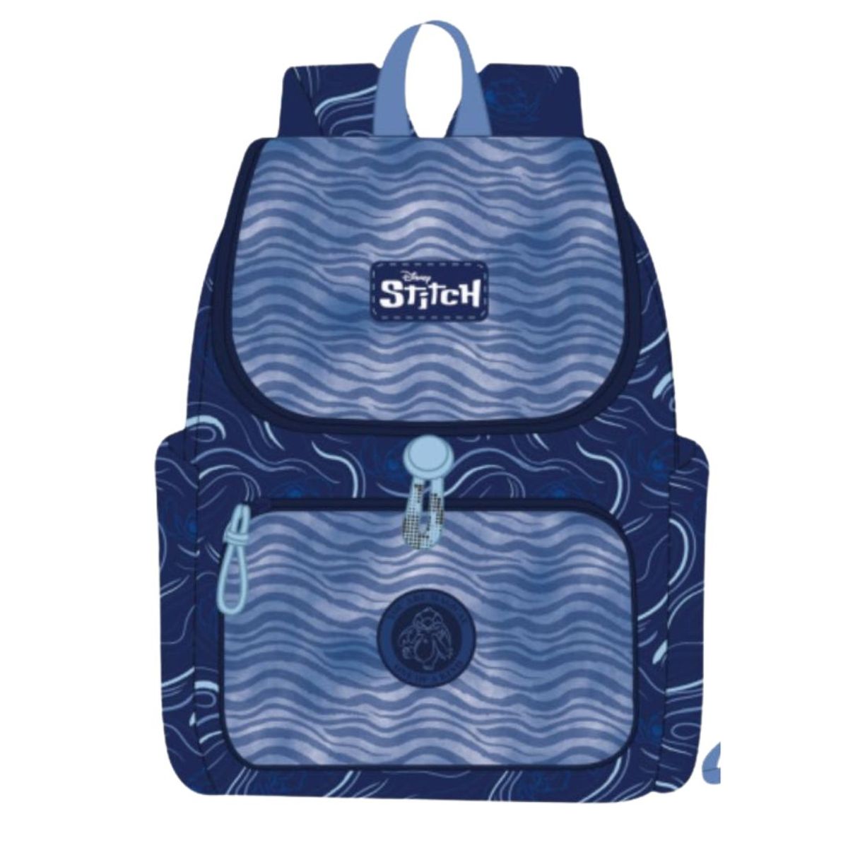 LILO & STITCH - Mochila Oficio Premium Stitch Azul