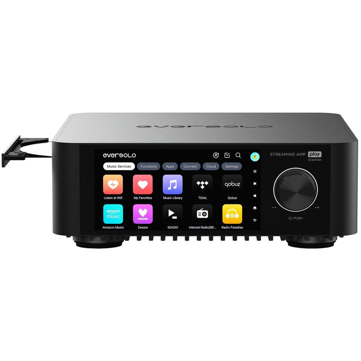 GENERICO - AMPLIFICADOR EVERSOLO PLAY CD 60W, BLUETOOTH, WIFI, AIRPLAY 2