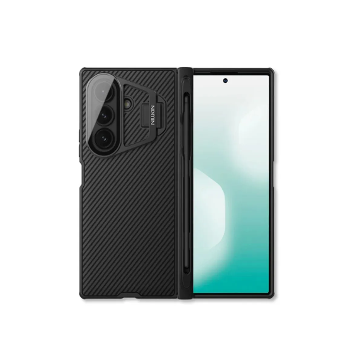NILLKIN - Case Nillkin Para Z Fold 7 con lápiz óptico - Negro