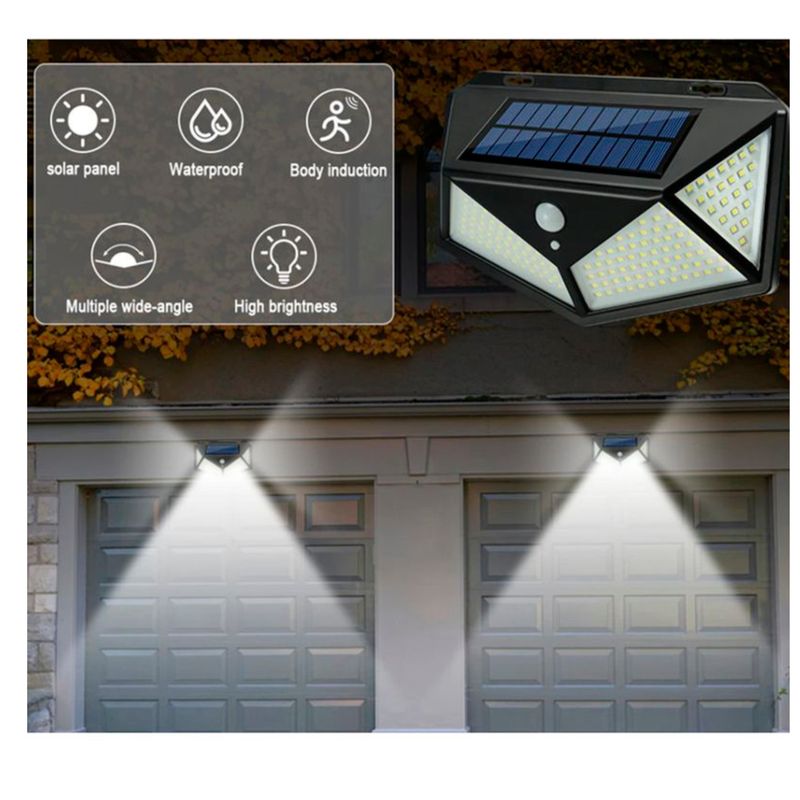 GENERICO - Lampara Led Solar con Sensor