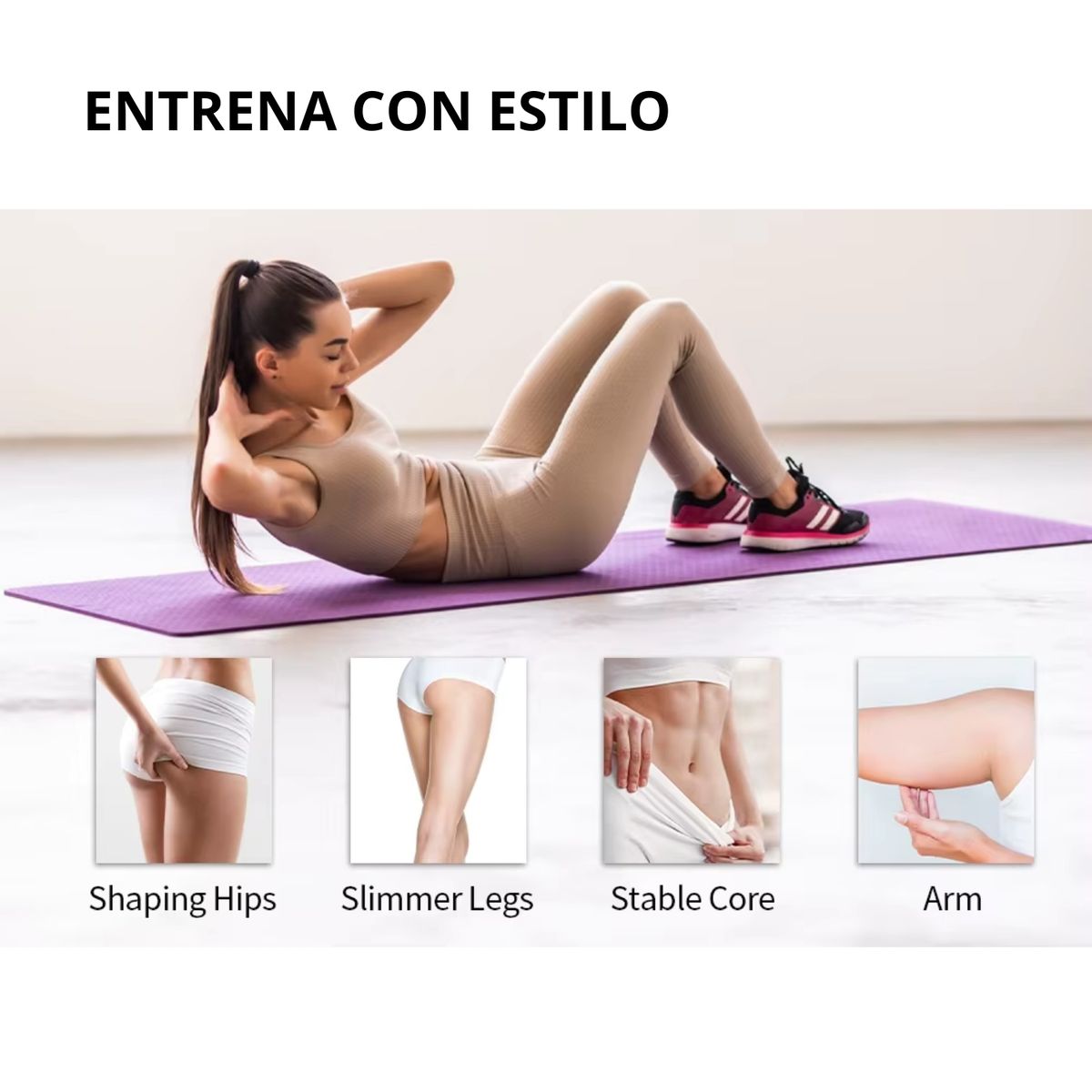 PENTHA - Mat Piso de Yoga y Pilates Fitness 181 x 61cm
