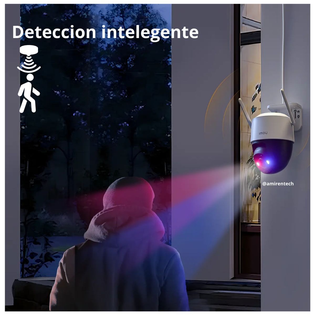 IMOU - Camara de Seguridad Imou Cruiser SC 3K - 5MP + Memoria de Grabacion