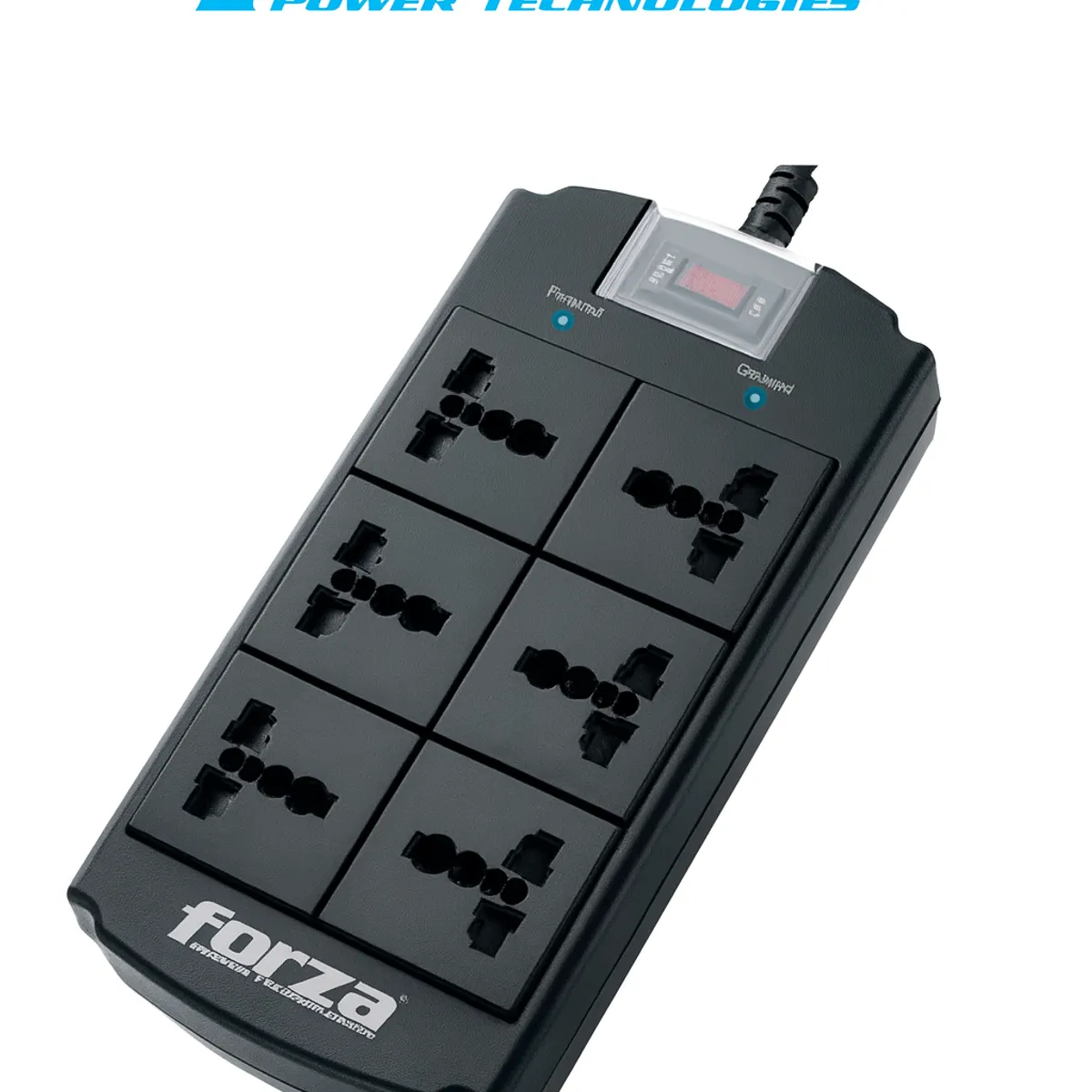 FORZA - Estabilizador de voltaje FSP-06MN 6 TOMAS