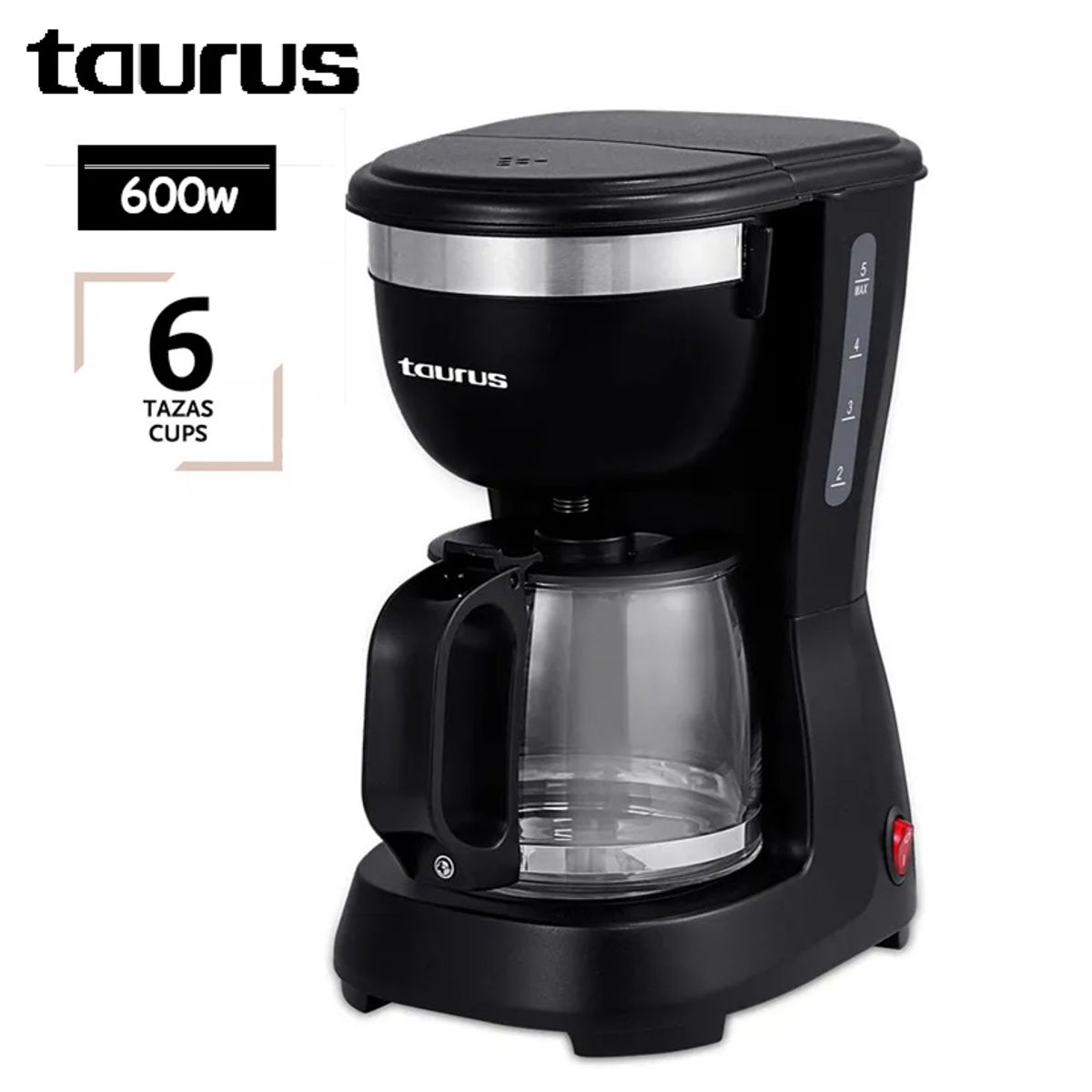 TAURUS - Cafetera New Coffee 6 tazas Taurus