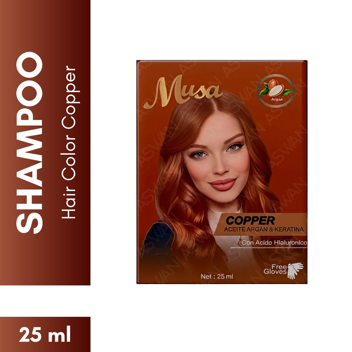 GENERICO - Shampoo Hair Color Copper 25 ml - MUSA