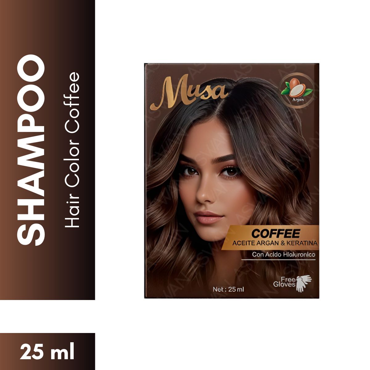 GENERICO - Shampoo Hair Color Cooffe 25 ml - MUSA
