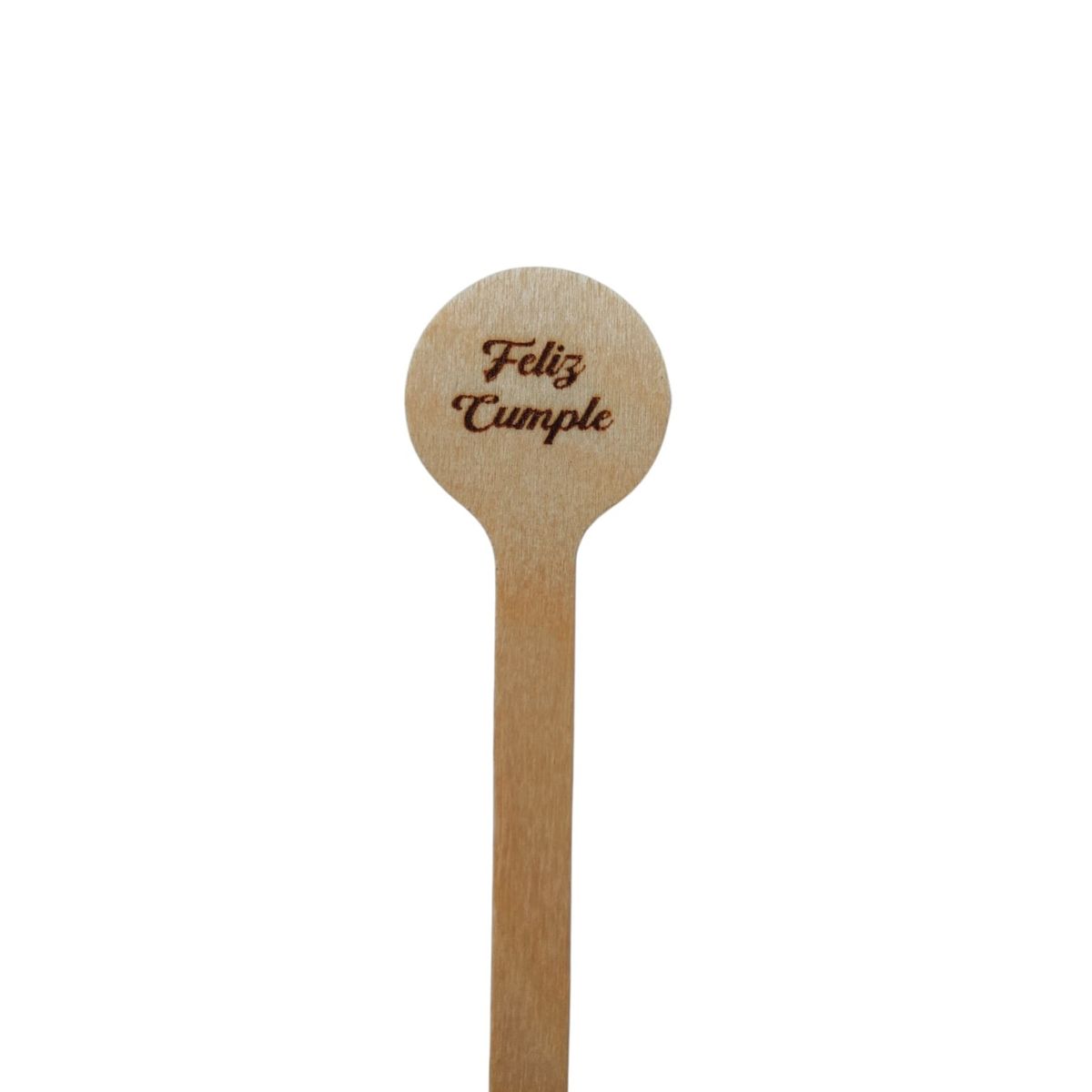 GENERICO - Palito Removedor de Bebidas Tragos y Cócteles Feliz Cumple 50 und