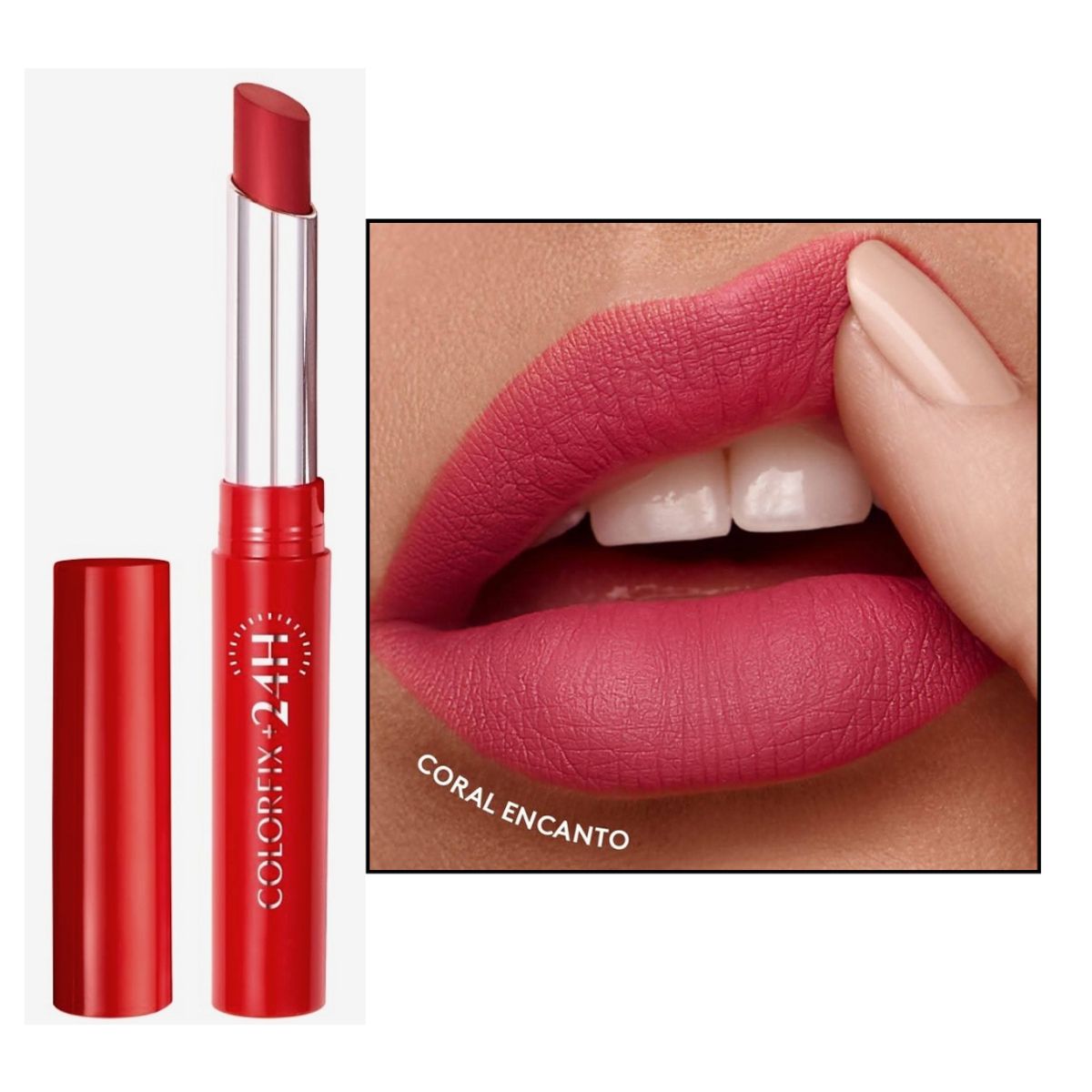 ESIKA - Labial colorfix 24h mate ésika coral encanto